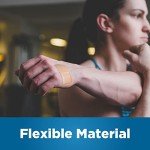 Amazon Basic Care Flexible Fabric Adhesive Bandages, First Aid and Wound Care Supplies, Assorted Sizes, 100 Count