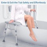 Homland Heavy Duty Tub Transfer Bench with Backrest