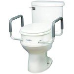 Compass Elevated Toilet Seat with Arms, 3.5" High
