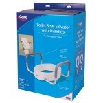 Compass Elevated Toilet Seat with Arms, 3.5" High