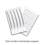 10PC Sterile Piercing Needles 18G - Surgical Steel