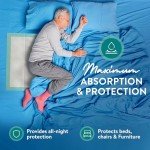 Inspire Super Absorbent Disposable Bed Pads, 50 Count