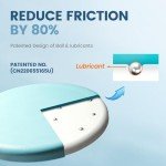 360° Rotating Shower Chair with Adjustable Height