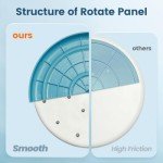 360° Rotating Shower Chair with Adjustable Height