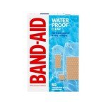 Clear Waterproof Adhesive Bandages, 60 Count