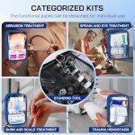 508-Piece 4-in-1 Emergency First Aid Kit