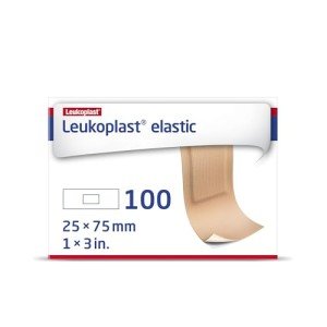 Latex-Free Elastic Fabric Adhesive Bandages, 1" x 3