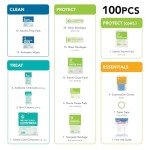 10-Person ANSI/OSHA First Aid Kit - 100 Pieces