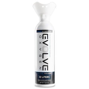 Portable 22-Liter Oxygen Canister with Breathing Cup