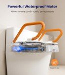 Electric Raised Toilet Seat for Seniors with Handles