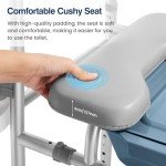 Roylvan Adjustable Elevated Toilet Seat with Handles