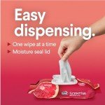 Scentiva Disinfecting Wipes, Grapefruit & Orange, 75 Ct