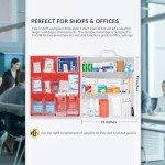 Large OSHA/ANSI Compliant First Aid Cabinet Kit