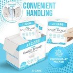 JJ CARE Sterile Gauze Pads 2" x 2" - 100 Pack