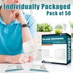 Ceeport 4"x4" Border Gauze Pads - 50 Pack