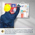 Large OSHA/ANSI Compliant First Aid Cabinet Kit