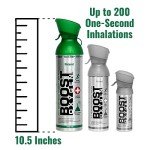 Boost Oxygen Large Natural 10L Canister | Respiratory Support for Aerobic Recovery, Altitude, Performance & Health (2 Pack)