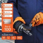 6 Mil Nitrile Disposable Gloves, Box of 100