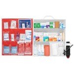 Large OSHA/ANSI Compliant First Aid Cabinet Kit