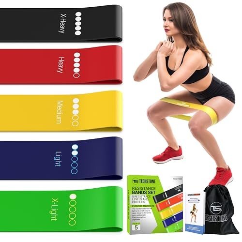 TechStone Resistance Bands Set - 5 Levels