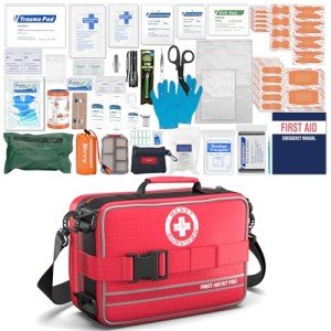 Comprehensive 252-Piece Advanced First Aid Kit