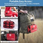 Comprehensive 252-Piece Advanced First Aid Kit