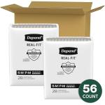 Depend Real Fit Incontinence Underwear for Men, 56 Count