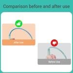 Oxygen Tubing Support Crimp Straightener - 12 Pcs