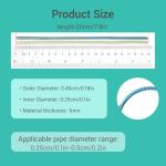 Oxygen Tubing Support Crimp Straightener - 12 Pcs