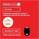 HeartsCare Cholesterol Testing Kit with 20 Strips