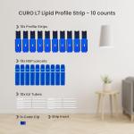 SOMMET CURO L7 Cholesterol Test Strips - 10 Pack