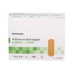 McKesson Sterile Fabric Adhesive Bandages, 100 Count