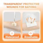 Carbou Waterproof Transparent Film Dressings - 50 Pack