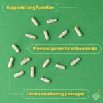 Redd Remedies Lung Care for Easy Breathing, 80 Capsules