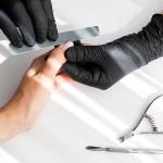 Black Disposable Nitrile Gloves, 100-Count, Large