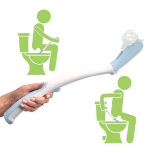 Juvo Toilet Aid - Easy Reach Bathroom Wiping Tool