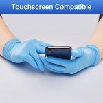 Blue Vinyl Exam Gloves, Large, Box of 100