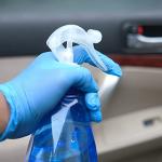 Blue Vinyl Exam Gloves, Large, Box of 100