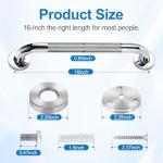 Stainless Steel Grab Bars for Showers and Bathtubs