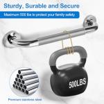 Stainless Steel Grab Bars for Showers and Bathtubs