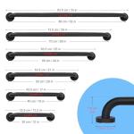 Non-Slip 12" Stainless Steel Bathroom Grab Bar