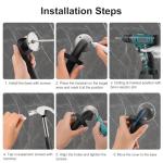 Non-Slip 12" Stainless Steel Bathroom Grab Bar