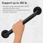 Non-Slip 12" Stainless Steel Bathroom Grab Bar