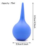 Honbay 75ml Blue Rubber Ear Syringe Bulb