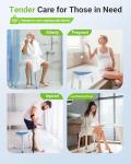 Adjustable Triangular Shower Chair for Elderly, 400 lbs