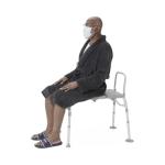 Transfer Bench for Safe Bathroom Access 400 lbs