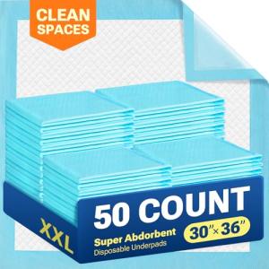 Super Absorbent Disposable Bed Pads - 50 Count