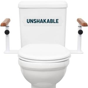 Lunderg Toilet Safety Rails - Sturdy Grab Bars
