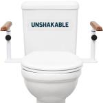 Lunderg Toilet Safety Rails - Sturdy Grab Bars