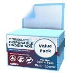 Large Absorbent Disposable Underpads, 23'' x 36